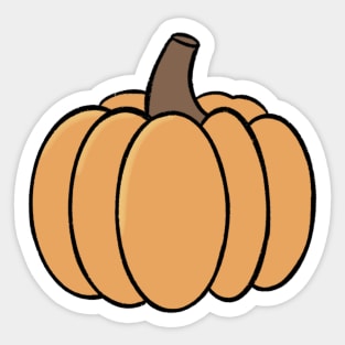 Cute Pastel Pumpkin Sticker